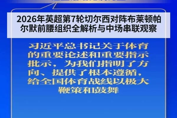 2026年英超第7轮切尔西对阵布莱顿帕尔默前腰组织全解析与中场串联观察